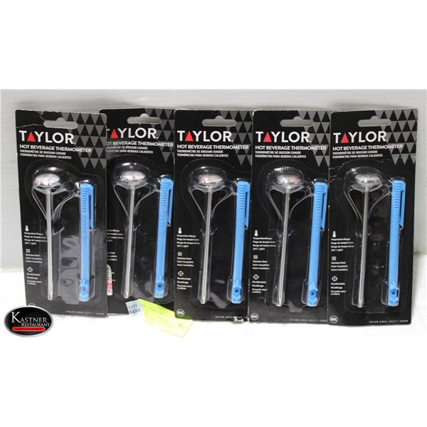 5 TAYLOR HOT BEVERAGE THERMOTERS