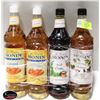 Image 1 : 4 ASSORTED MONIN SYRUPS