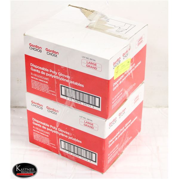 2 BOXES OF APPROX 2000 GORDON CHOICE LARGE