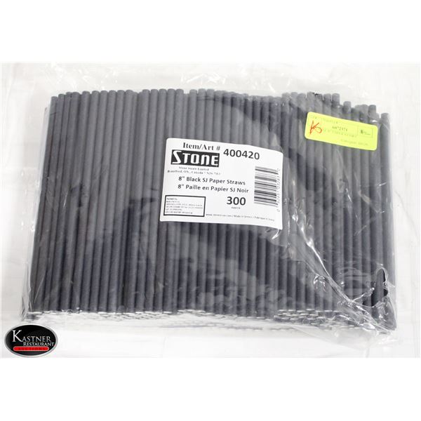 300 STONE 8" PAPER STAWS