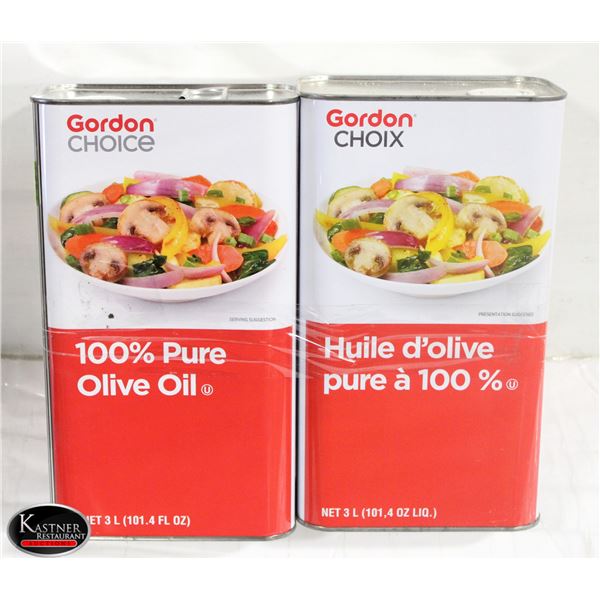6L OF GORDON CHOICE 100 % OLIVE OIL