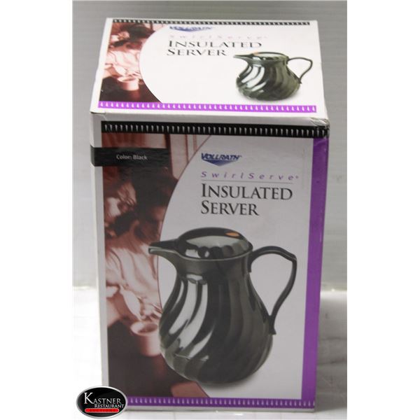 NEW 42OZ VOLLRATH SWIRL SERVE INSULATED SERVER