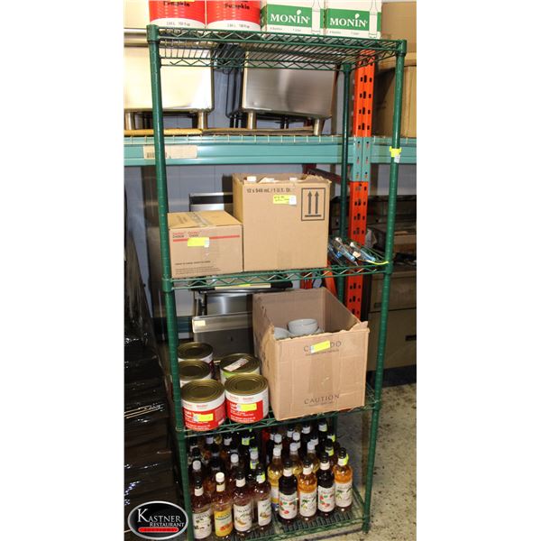 30" X 18" X 75" METRO RACK ON FEET