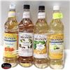 Image 1 : 4 ASSORTED MONIN SYRUPS