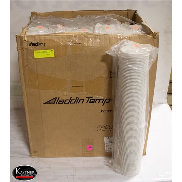 APPROX 2000 ALADDIN 3 5/8" LIDS