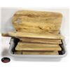 Image 1 : LOT OF ASSORTED WOODEN CUTTING BOARDS
