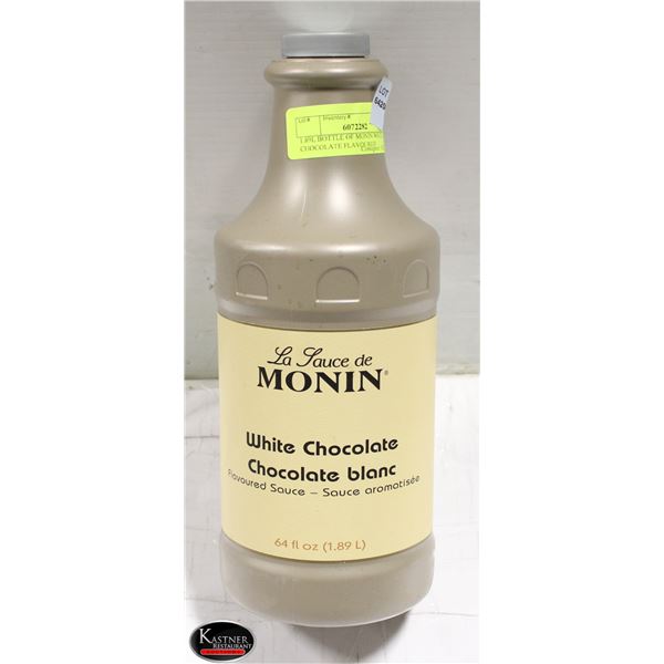 1.89L BOTTLE OF MONIN WHITE CHOCOLATE FLAVOURED