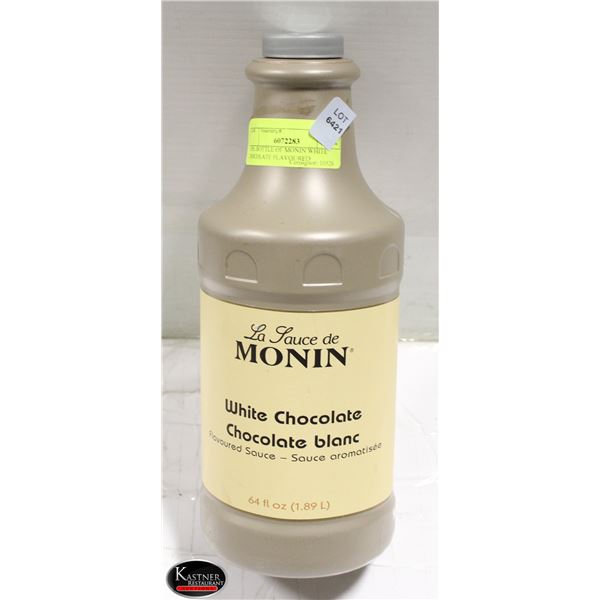1.89L BOTTLE OF MONIN WHITE CHOCOLATE FLAVOURED