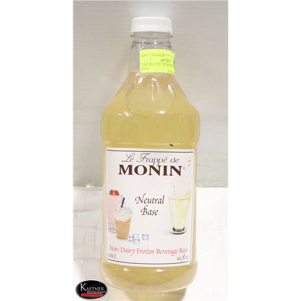 1.89L BOTTLE OF MONIN NEUTRAL BASE