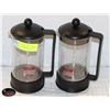 Image 1 : TWO GLASS FRENCH PRESSES