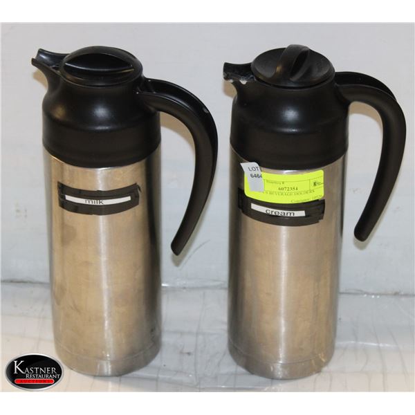 TWO S/S BEVERAGE HOLDERS