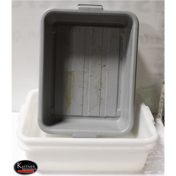 3 - 20" X 16" X 5" BUS BINS