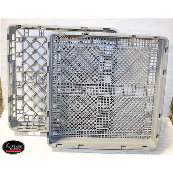 TWO DISH RACKS