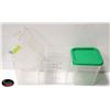 Image 1 : 4 CAMBRO 4 QT DRY INGREDIENT BINS * 1 LID *