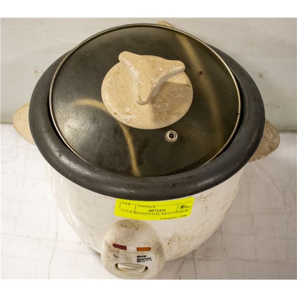 2 CUP RESIDENTIAL RICE COOKER