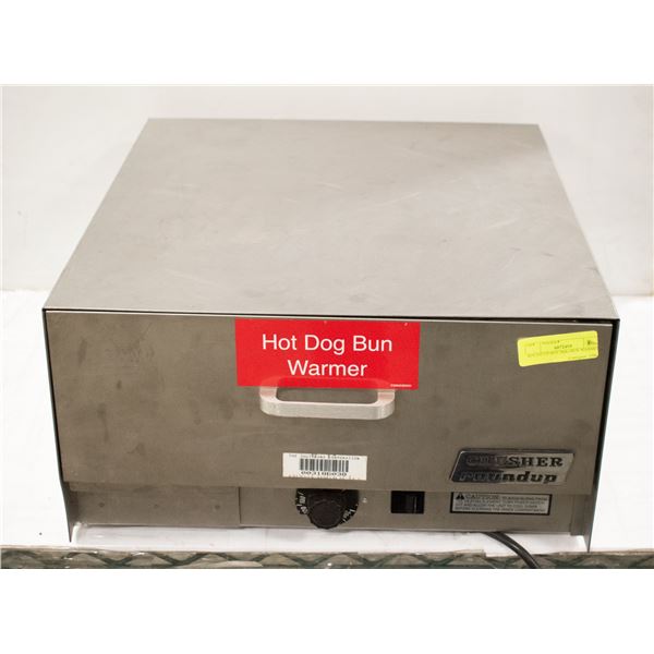 ROUND UP HOT DOG BUN WARMER