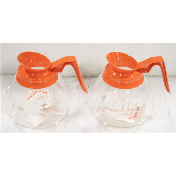 24 ORAGNE COFFEE SERVING DECANTERS