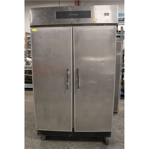COLDSTREAM DOUBLE DOOR FREEZER ON CASTORS