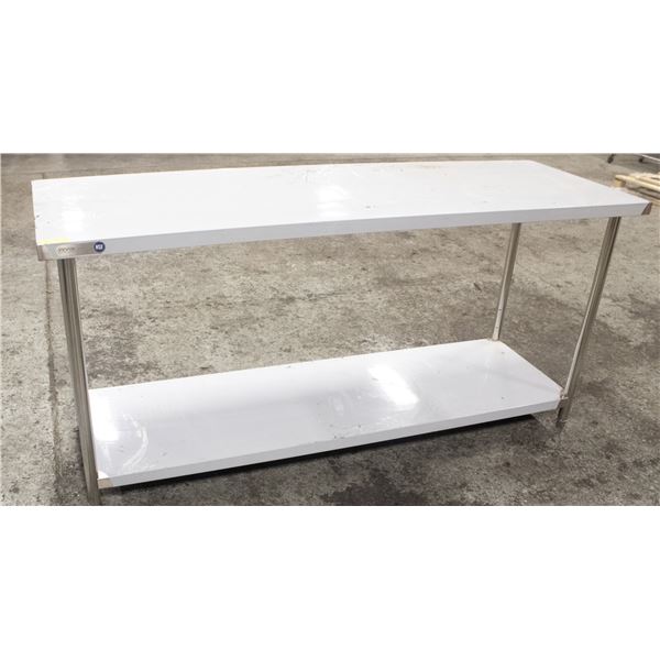 72" NSF S/S WORK TABLE