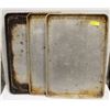 3 18" X 26" X 1" FULL SIZE PERFORATED BUN PANS