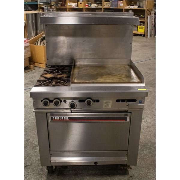 GARLAND 36" COMBINATION RANGE W/ 2 BURNERS