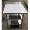 Image 1 : 30" X 30" X 34.5" STAINLESS STEEL WORK TABLE W/ 4"