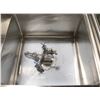 Image 3 : 24" X 24" X 14" DOUBLE WELL SINK W/ LEFT DRAIN