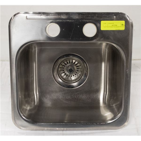 13.5" X 14" DEEP S/S DROP IN SINK