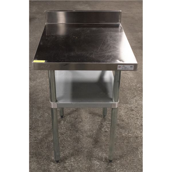 EFI 30" X 24" X 35" WORKTABLE W/ 4" BACK SPLASH &
