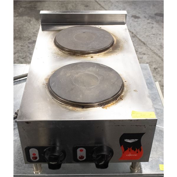 VOLLRATH CAYENNE DOUBLE ELECTRIC HOT PLATE