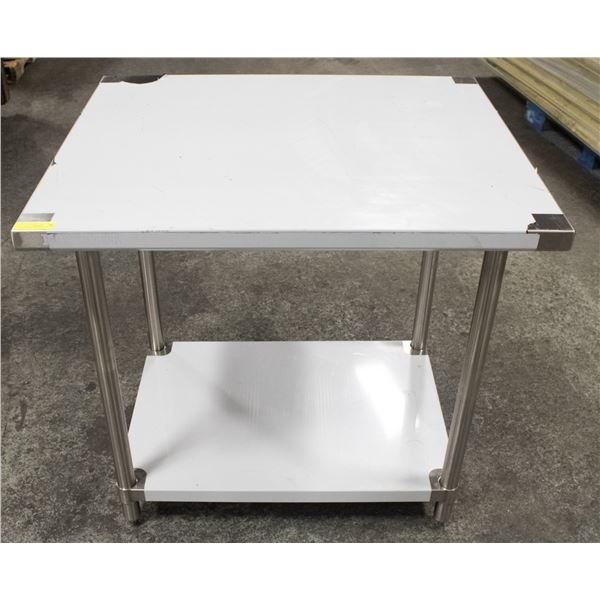 30" X 36" X 35" FOSTER STAINLESS STEEL WORK TABLE