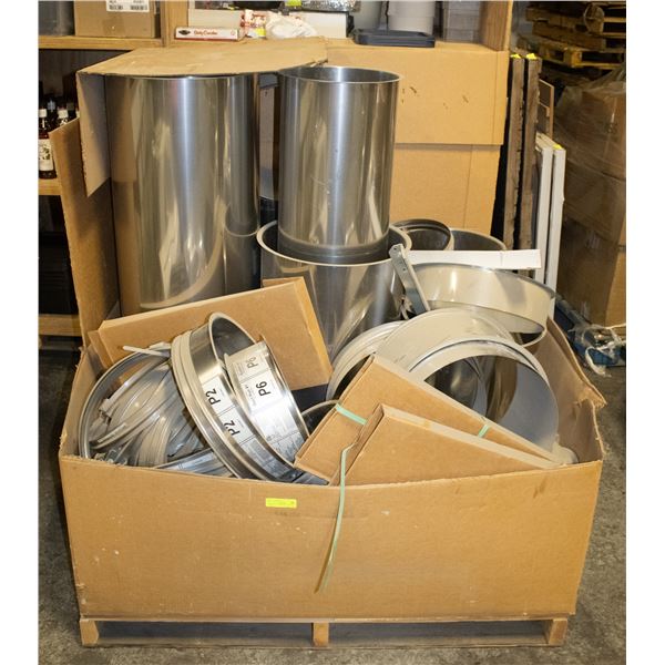 PALLET OF ASSORTED DUCTING PIECES