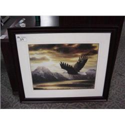 eagle At Sunset Print