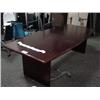 Image 1 : Mahogany 8 Ft. Boardroom Table