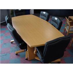 Ash Maple 8 Ft Boardroom Table