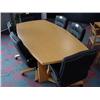 Image 1 : Ash Maple 8 Ft Boardroom Table