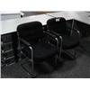 Image 1 : 2 Black Client Chairs