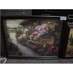 a Spring Flower Market Print By Masden