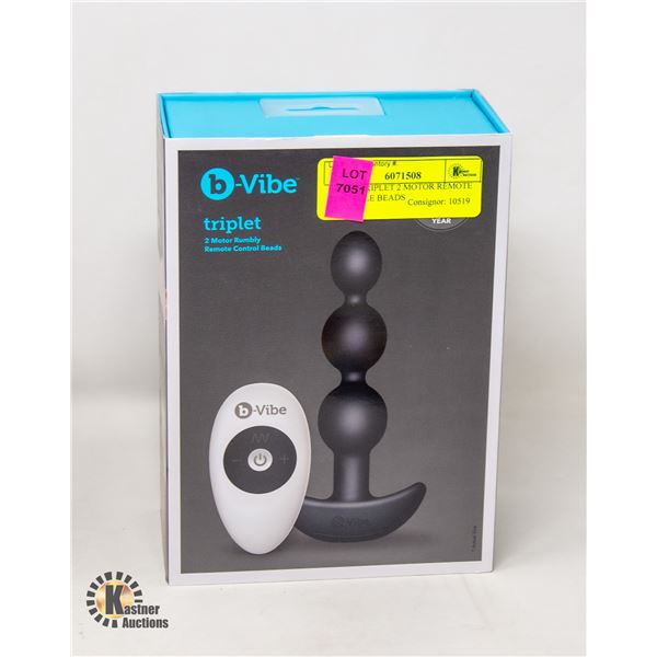 B-VIBE TRIPLET 2 MOTOR REMOTE CONTROLE BEADS