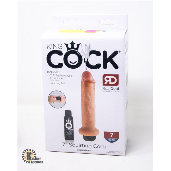 PIPE DREAM KING COCK 7" SQUIRTING COCK