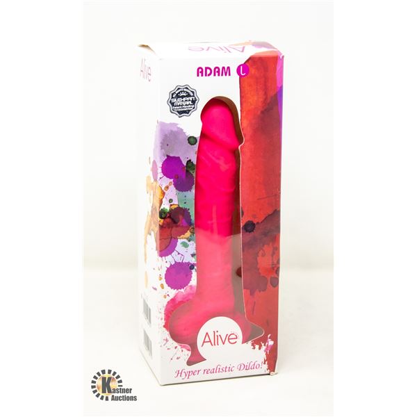 ADAM L ALIVE 19 CM THERMO REACTIVE DILDO