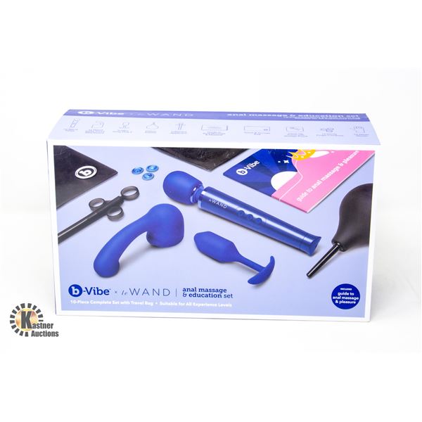 B-VIBE 10PC ANAL MASSAGE KIT & EDUCATION SET