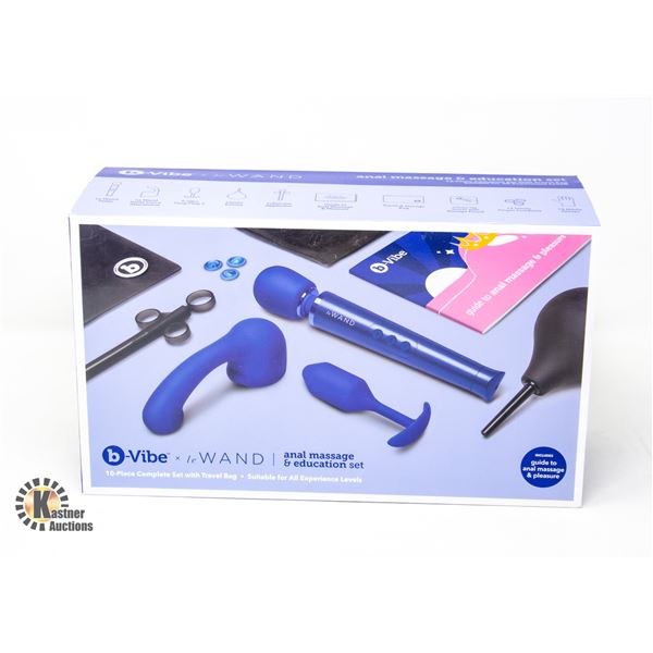 B-VIBE 10PC ANAL MASSAGE KIT & EDUCATION SET