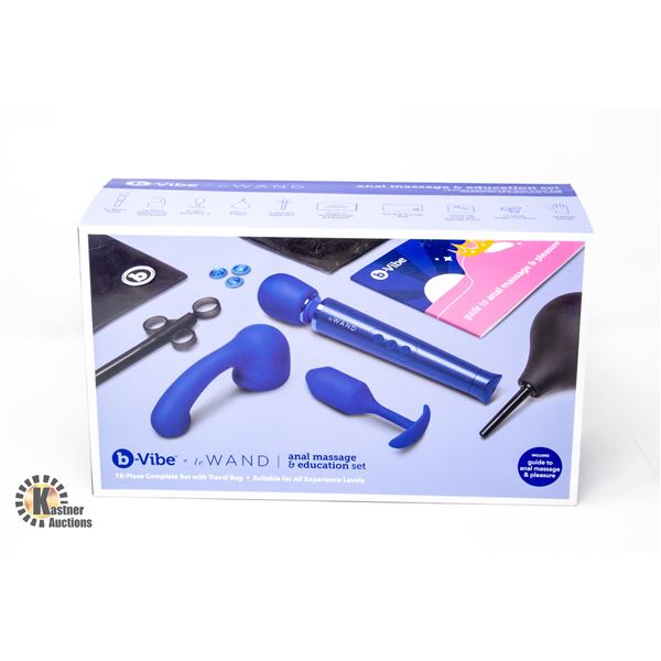 B-VIBE 10PC ANAL MASSAGE KIT & EDUCATION SET