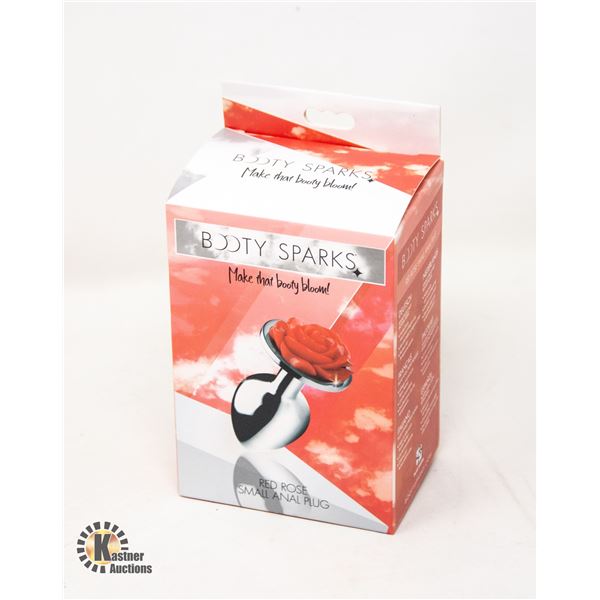 BOOTY SPARKS RED ROSE SMALL ANAL PLUG