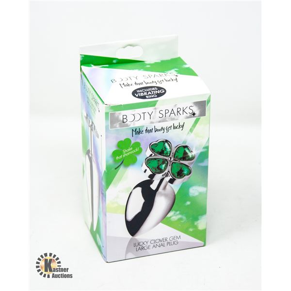 BOOTY SPARKS LUCKY CLOVER LARGE ANAL PLUG