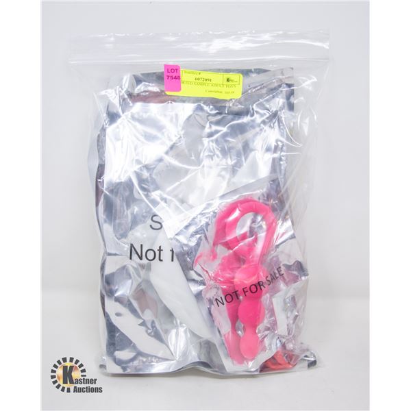 4 ASSORTED SAMPLE ADULT TOYS