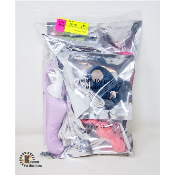 4 ASSORTED SAMPLE ADULT TOYS