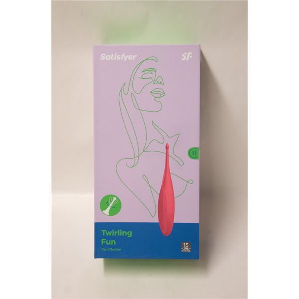 SATISFYER TWIRLING FUN TIP VIBRATOR