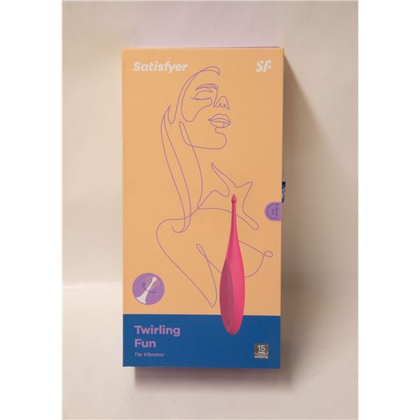 SATISFYER TWIRLING FUN TIP VIBRATOR